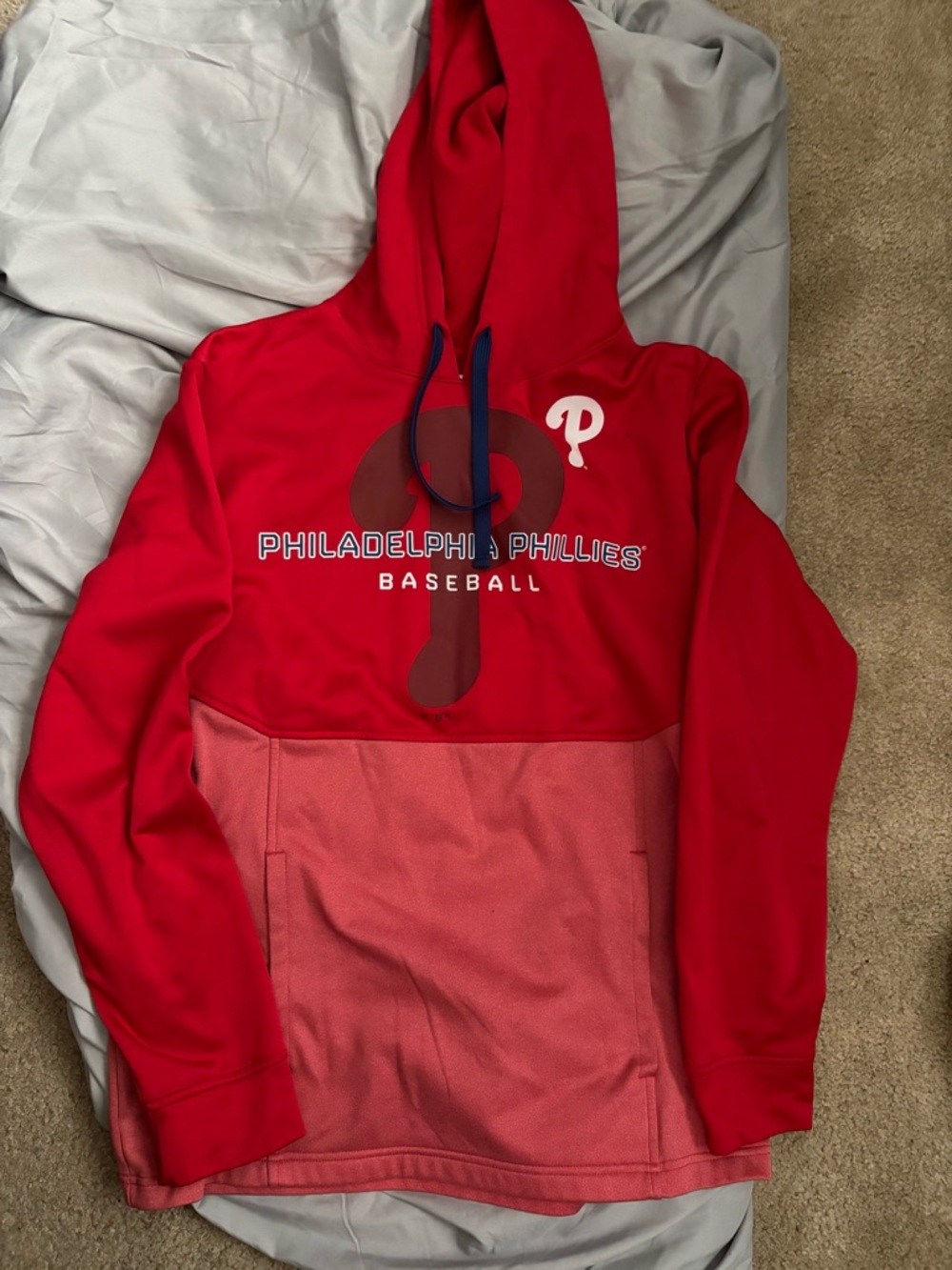 Fanatics Red Pullover Fleece Hoodie